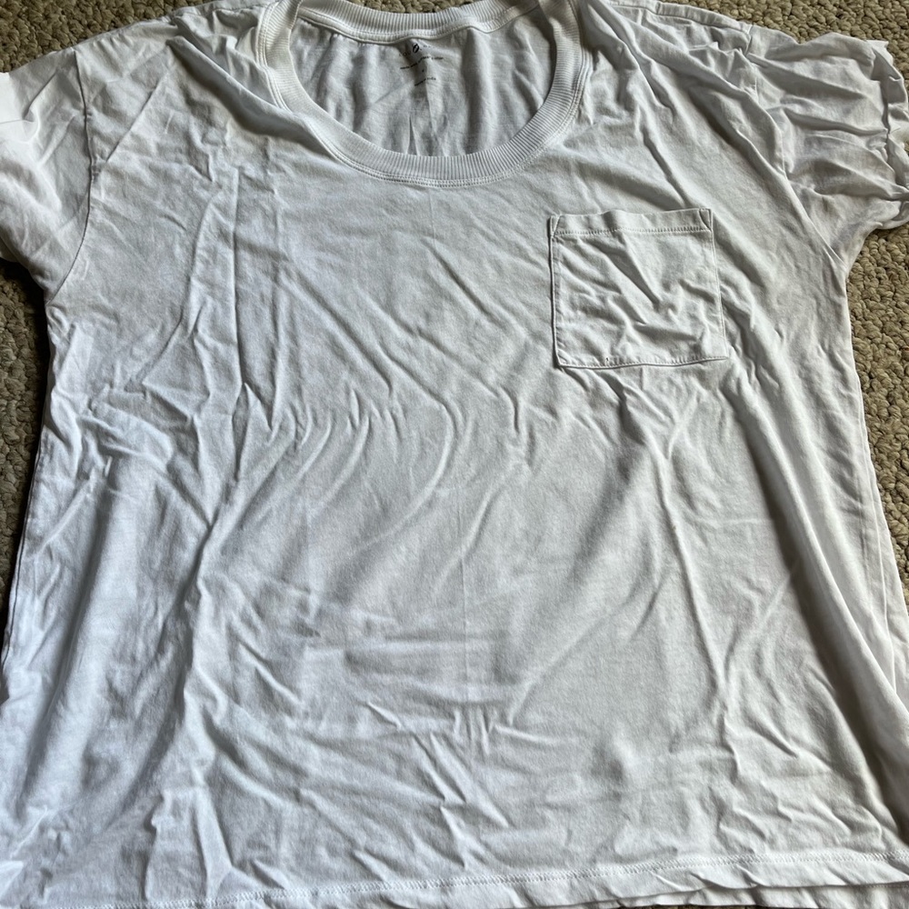 Lou and Grey white loose tee